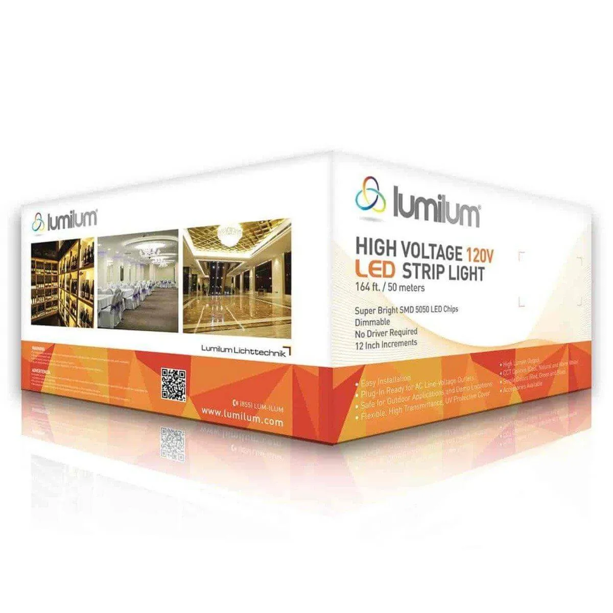 120V LED Strip Lights | 164ft Roll