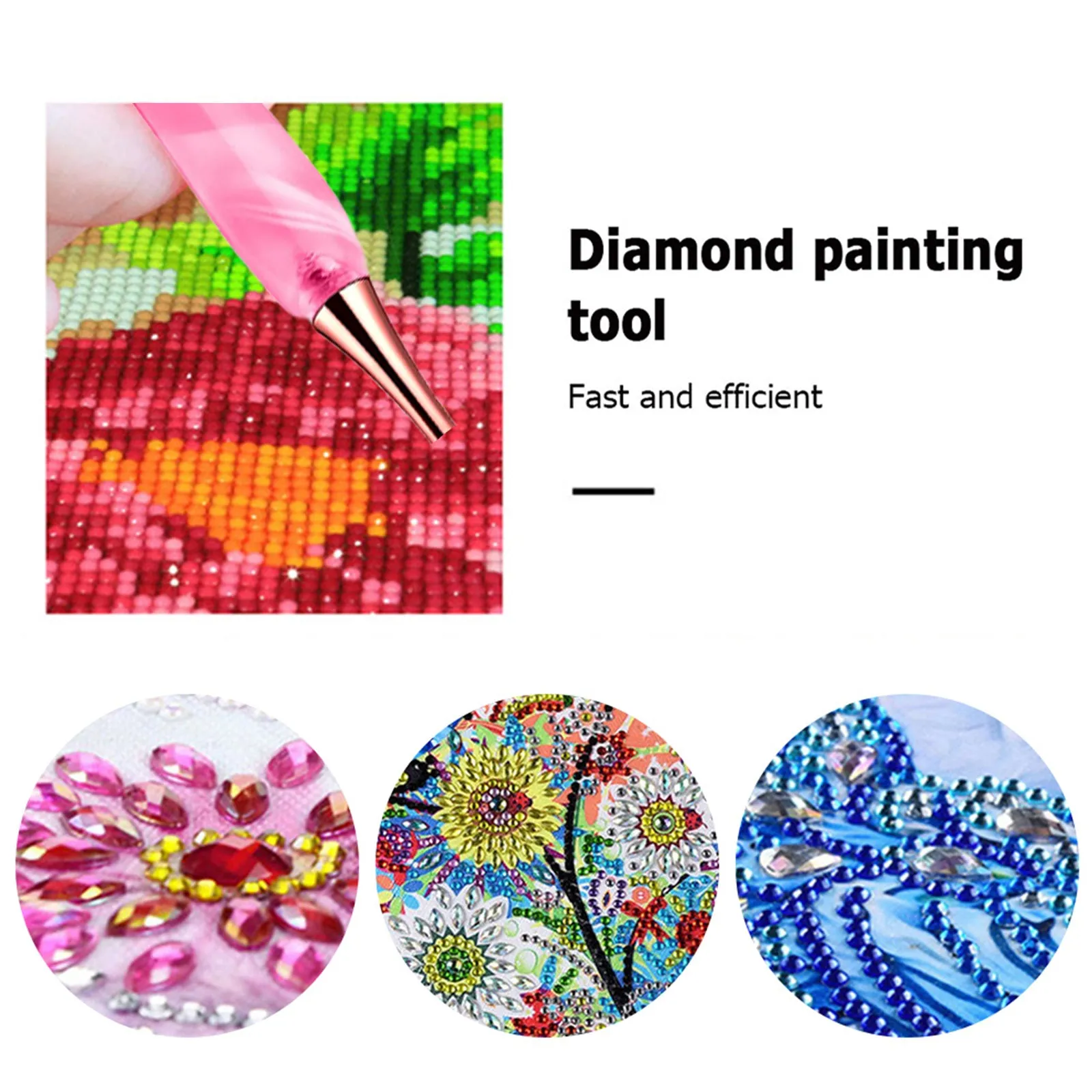 13x Metal 5D Resin Diamond Painting Pen Nibs Set DIY Craft Point Drill Pens