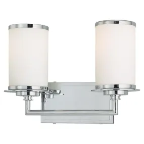 14 in. 2 Lights Vanity Light Chrome finish