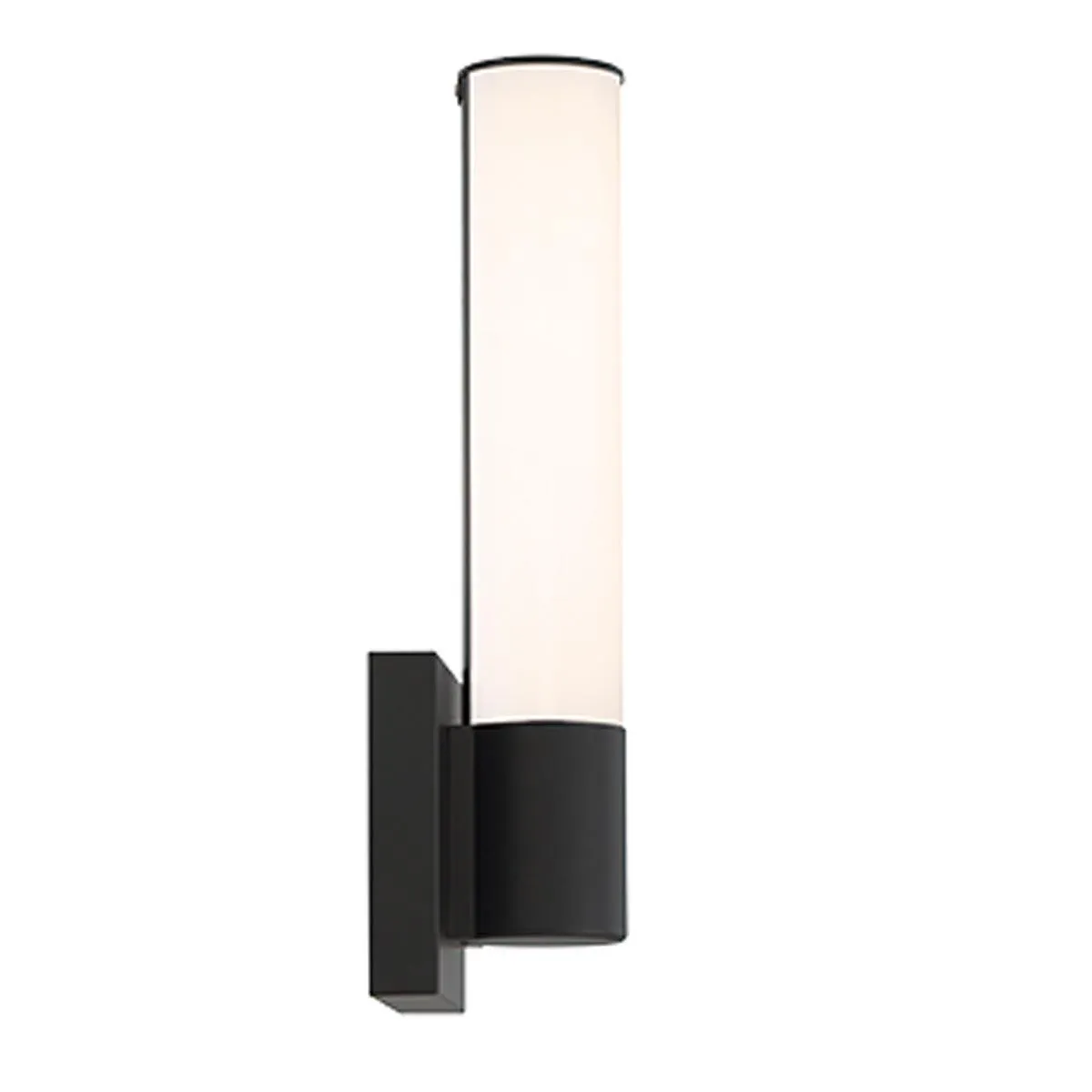 14 In. LED Bath Sconce 3000K Black Finish