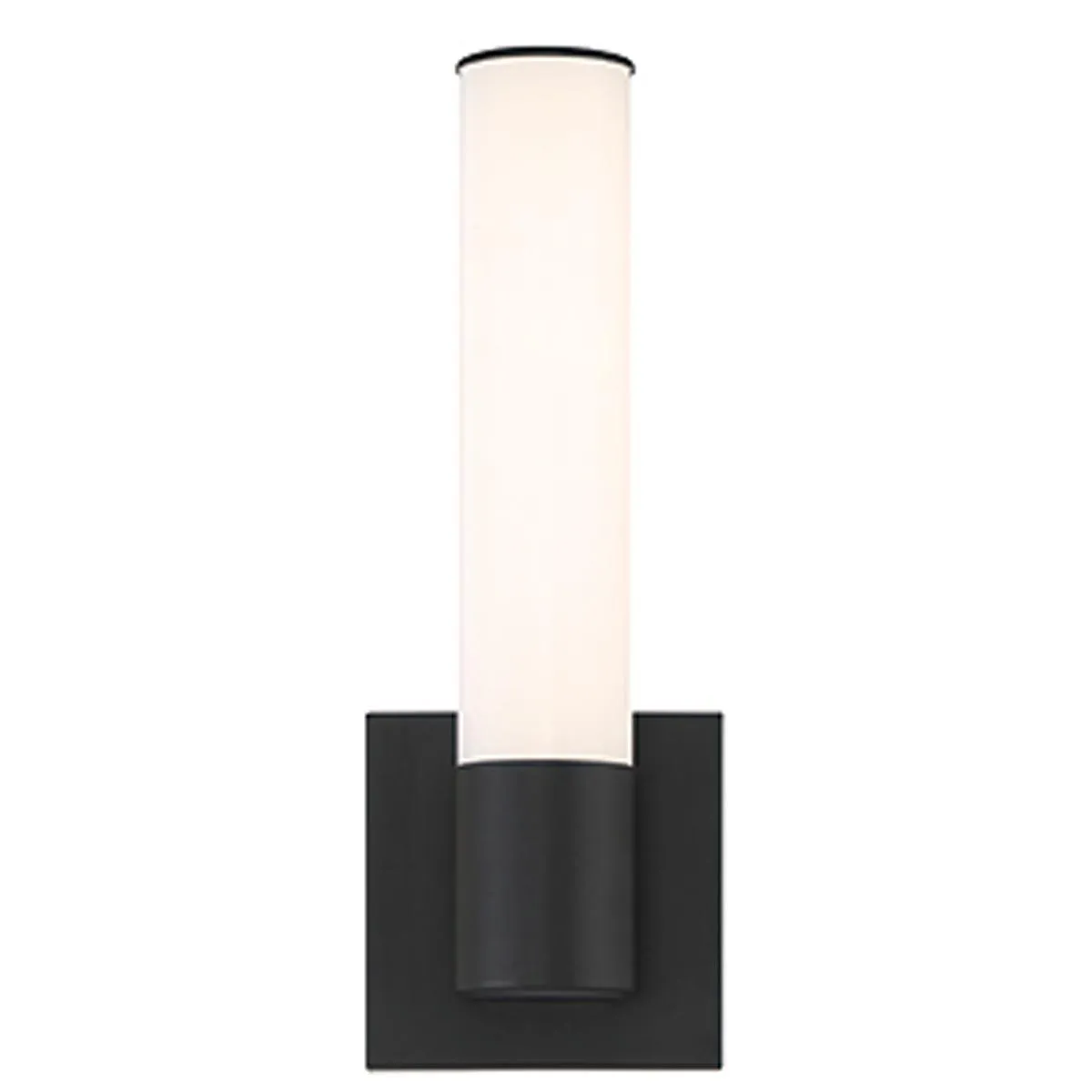 14 In. LED Bath Sconce 3000K Black Finish