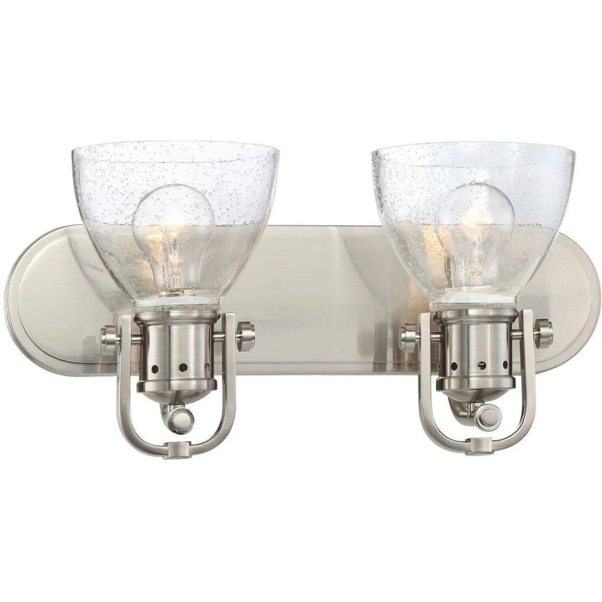16 in. 2 Lights Vanity Light Brushed Nickel finish