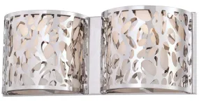 2 Light Wall Light in Chrome (SW6968-2CH)