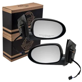 2007-2009 Dodge Caliber Power Mirror Textured Black Non-Folding Without Heat Set LH RH