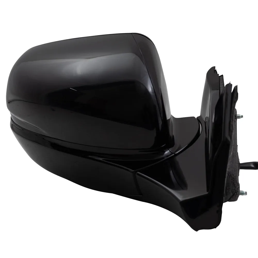 2017-2020 Honda Ridgeline Black Edition/RTL-E Power Door Mirror Assembly Paint To Match Black Manual Folding With Heat-Memory Without Signal-Auto Dimming-RH Side View Camera Set LH RH