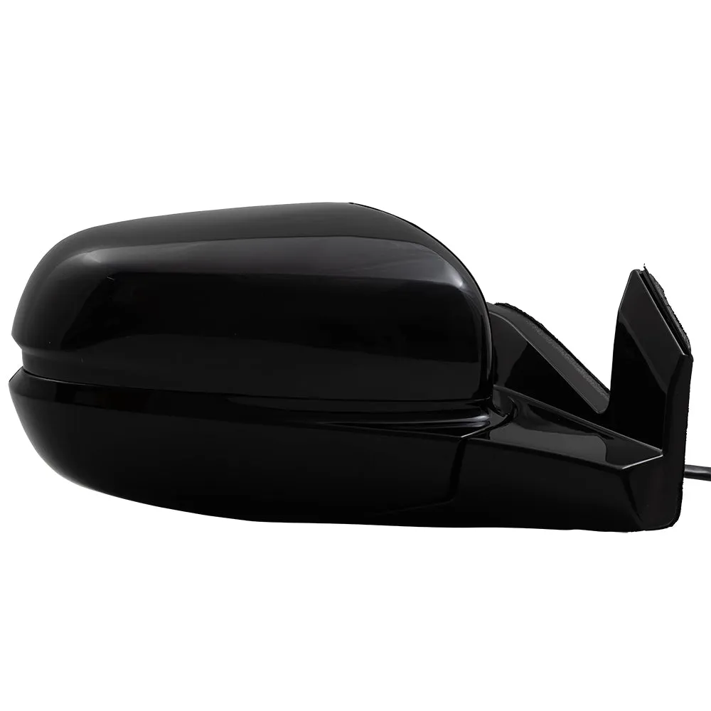 2017-2020 Honda Ridgeline Black Edition/RTL-E Power Door Mirror Assembly Paint To Match Black Manual Folding With Heat-Memory Without Signal-Auto Dimming-RH Side View Camera Set LH RH