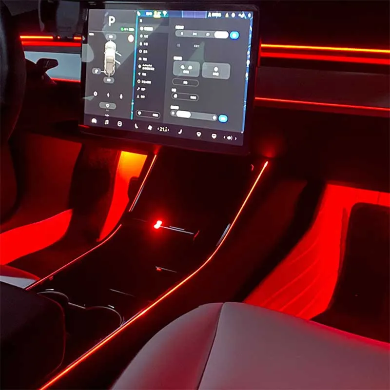 2018-2022 Tesla Model 3 & Model Y Full Ambient Lighting Kit