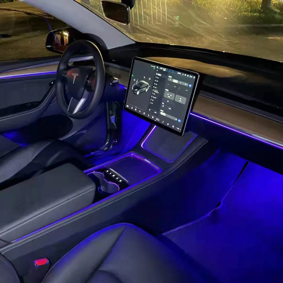 2018-2022 Tesla Model 3 & Model Y Full Ambient Lighting Kit