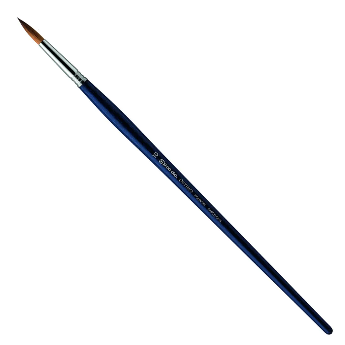 2410 Escoda Optimo Kolinsky Sable Round Long Handle