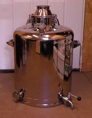 26 Gallon Stainless Still Boiler, Whiskey Still Boiler, Moonshine Boiler