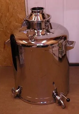 26 Gallon Stainless Still Boiler, Whiskey Still Boiler, Moonshine Boiler