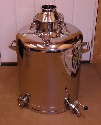 26 Gallon Stainless Still Boiler, Whiskey Still Boiler, Moonshine Boiler