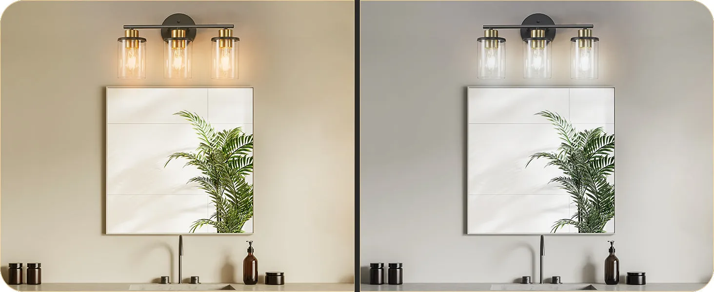 3-Light Bathroom Light Fixtures-HHVL04H