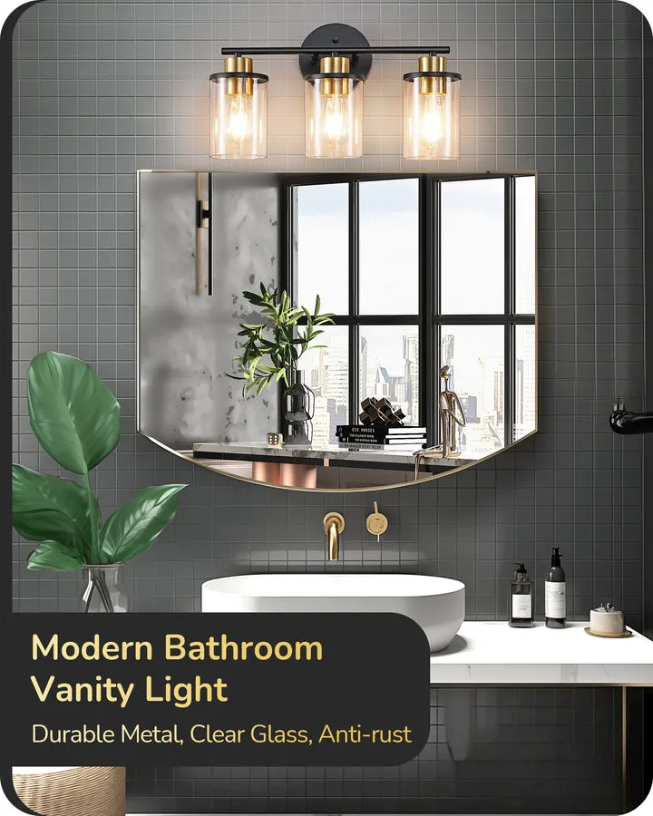 3-Light Bathroom Light Fixtures-HHVL04H