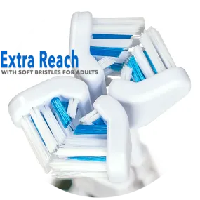 30 Second Smile Extra Reach Standard Soft Replacement Brush Heads