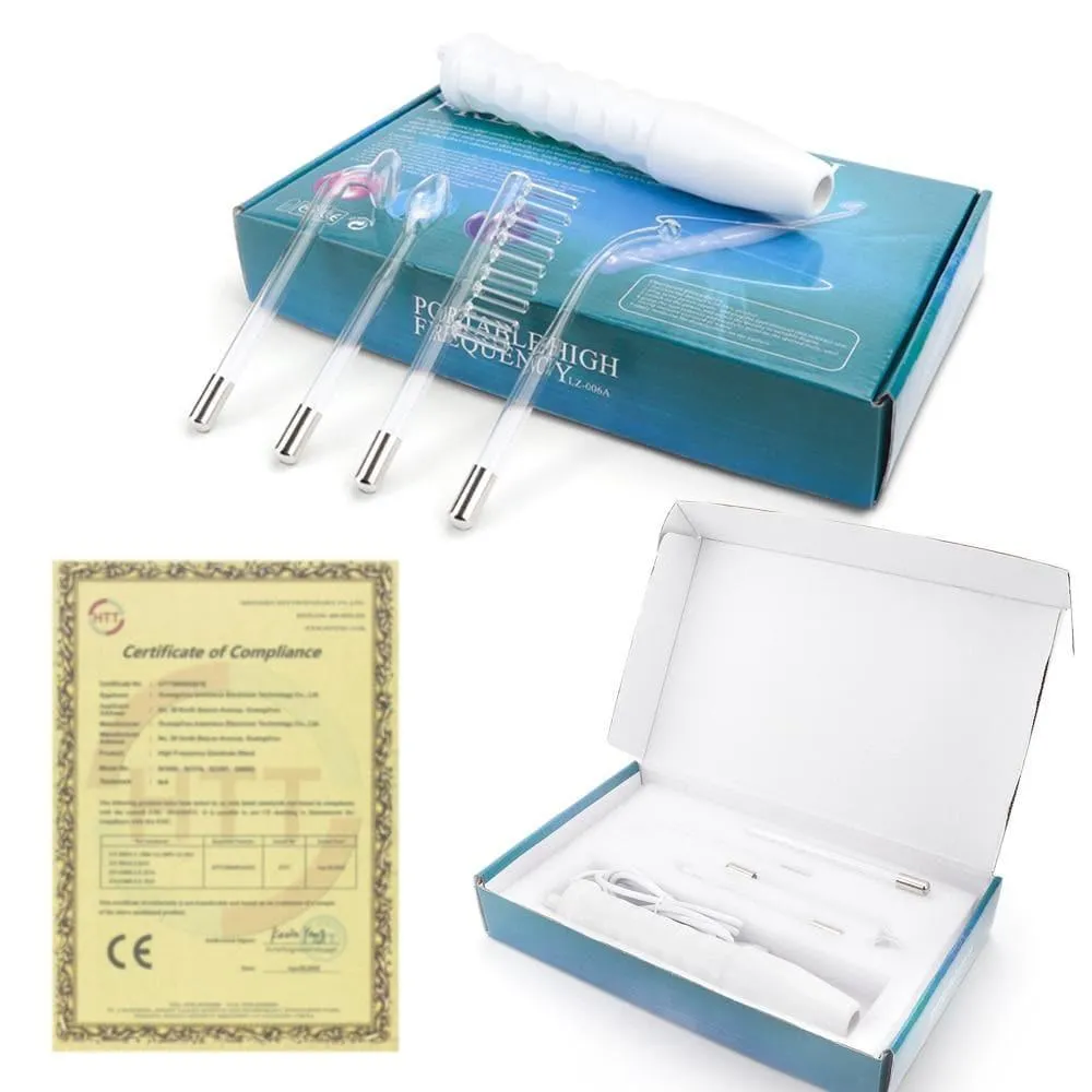 4 in 1 High Frequency Acne Spot Remover with Neon Electrotherapy
