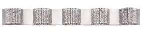 5 Light Wall Light in Chrome (SW2130-5CH)