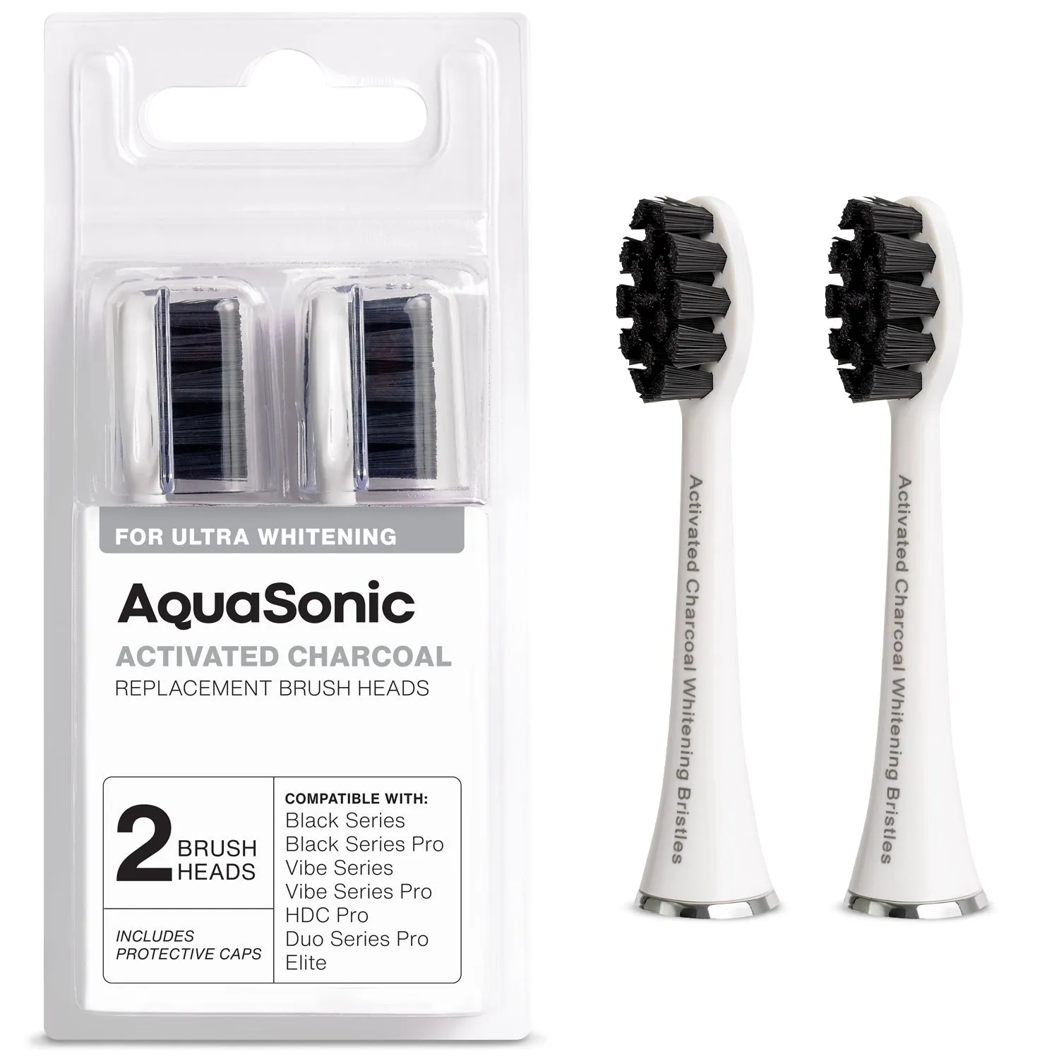Activated Charcoal Brush Heads