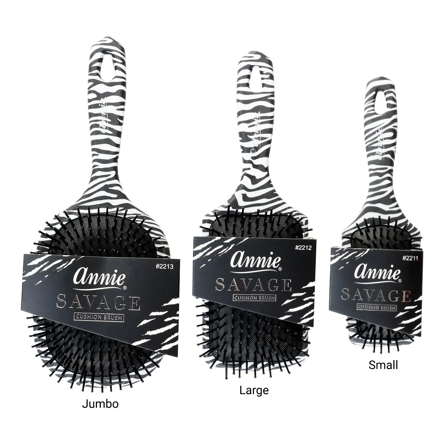Annie Animal Patterned Paddle Brush Assorted