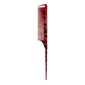 Annie Rat Tail Section Comb Leopard and Zebra Assorted Color
