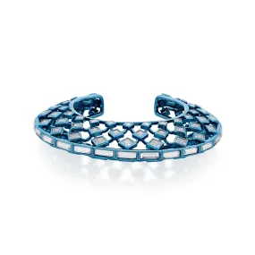 Aqua Blue Moon Statement Cuff