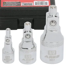 ARES 36007 - 3-Piece Magnet Socket Extension Adapter Set