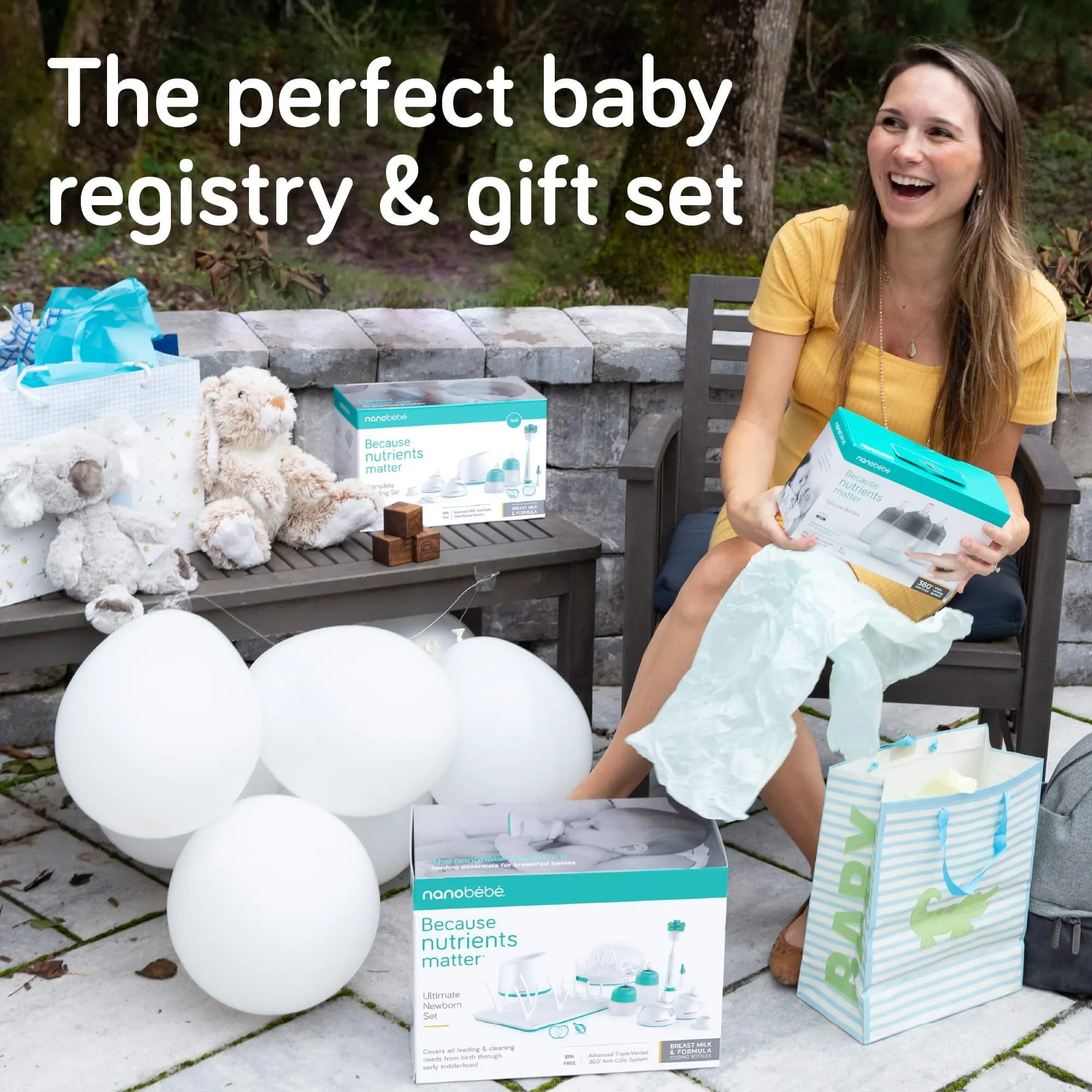 Baby Bottle Complete Feeding Set by Nanobébé US