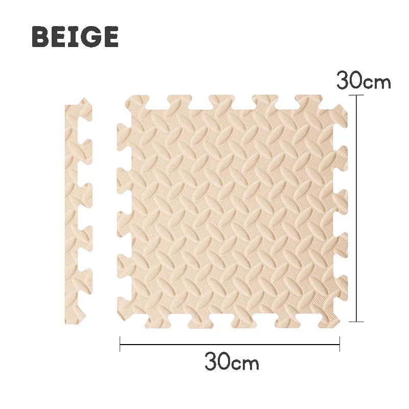 Baby Play Mat Puzzle Mat Foam 30cm*30cm*2.5cm Kids Crawling Interlocking Extra Thick Soundproof Waterproof Floor Mat