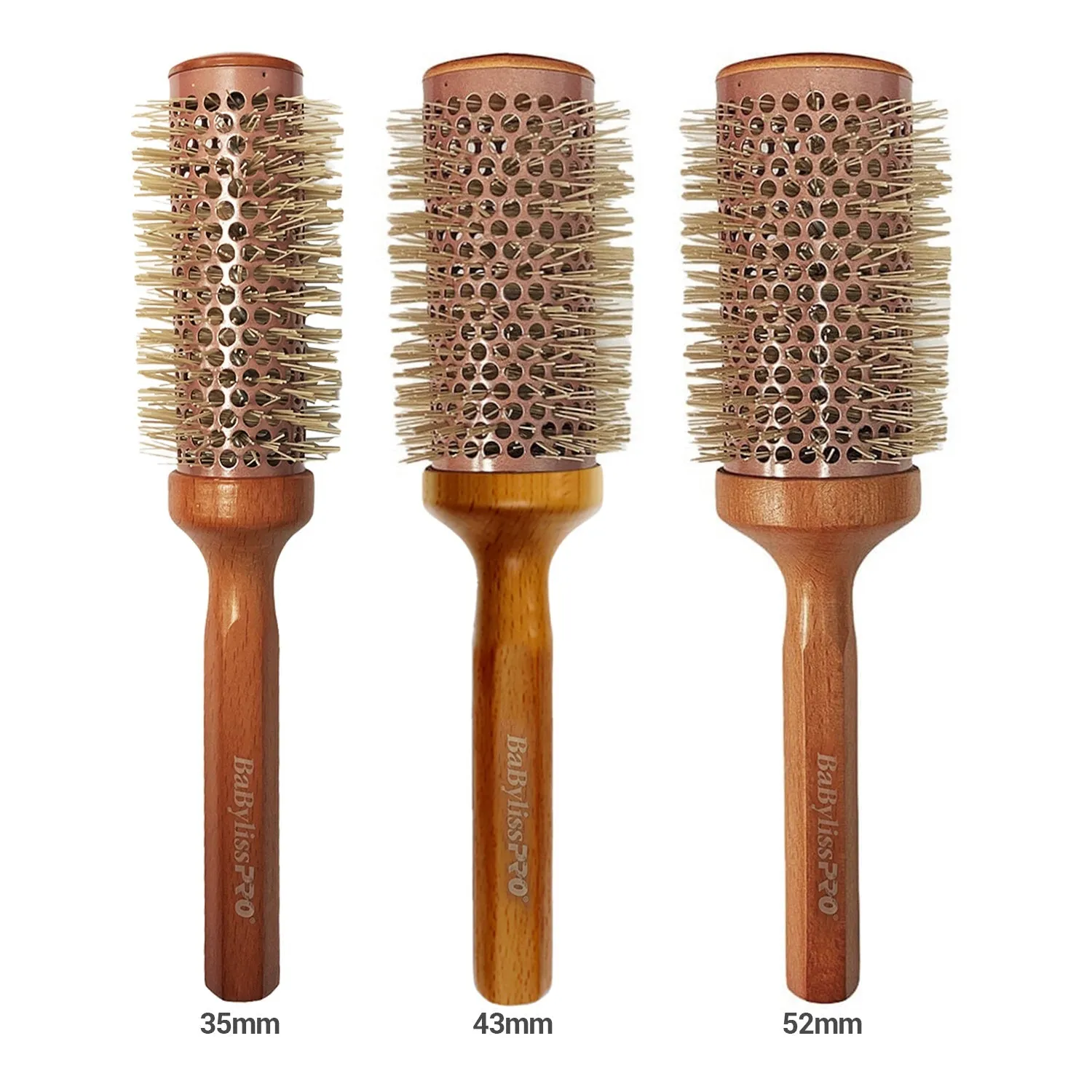 BabylissPro Circular Wood Brush