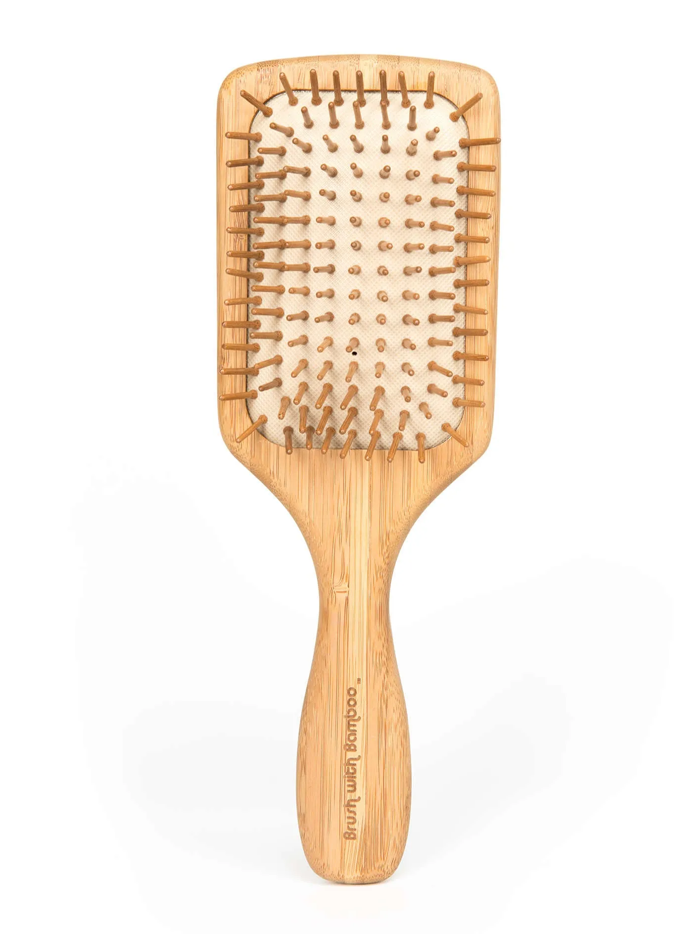 Bamboo Wooden Paddle Hairbrush - Fully Compostable