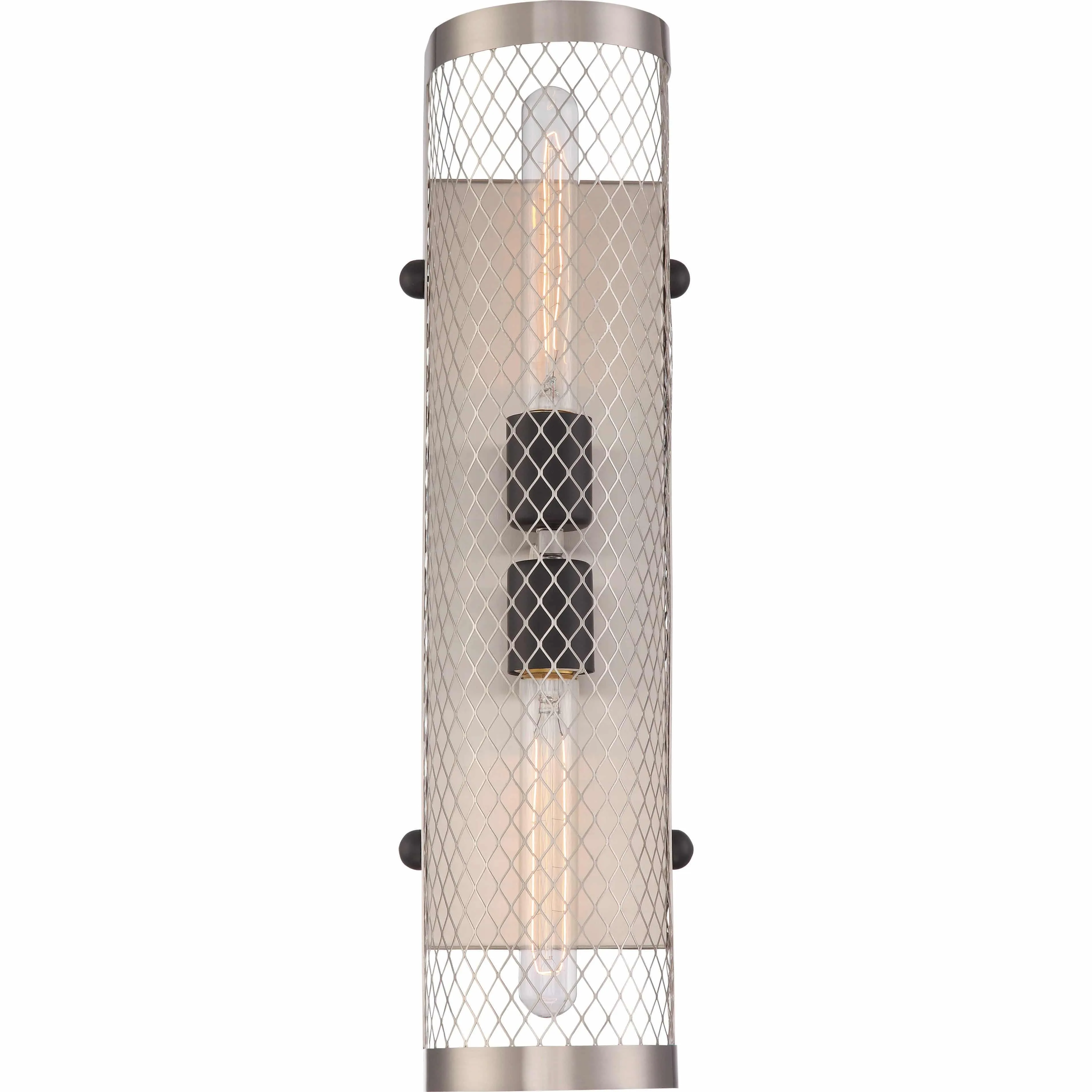 Bandit 2 Light 120W Brushed Nickel Wall Light Fixture