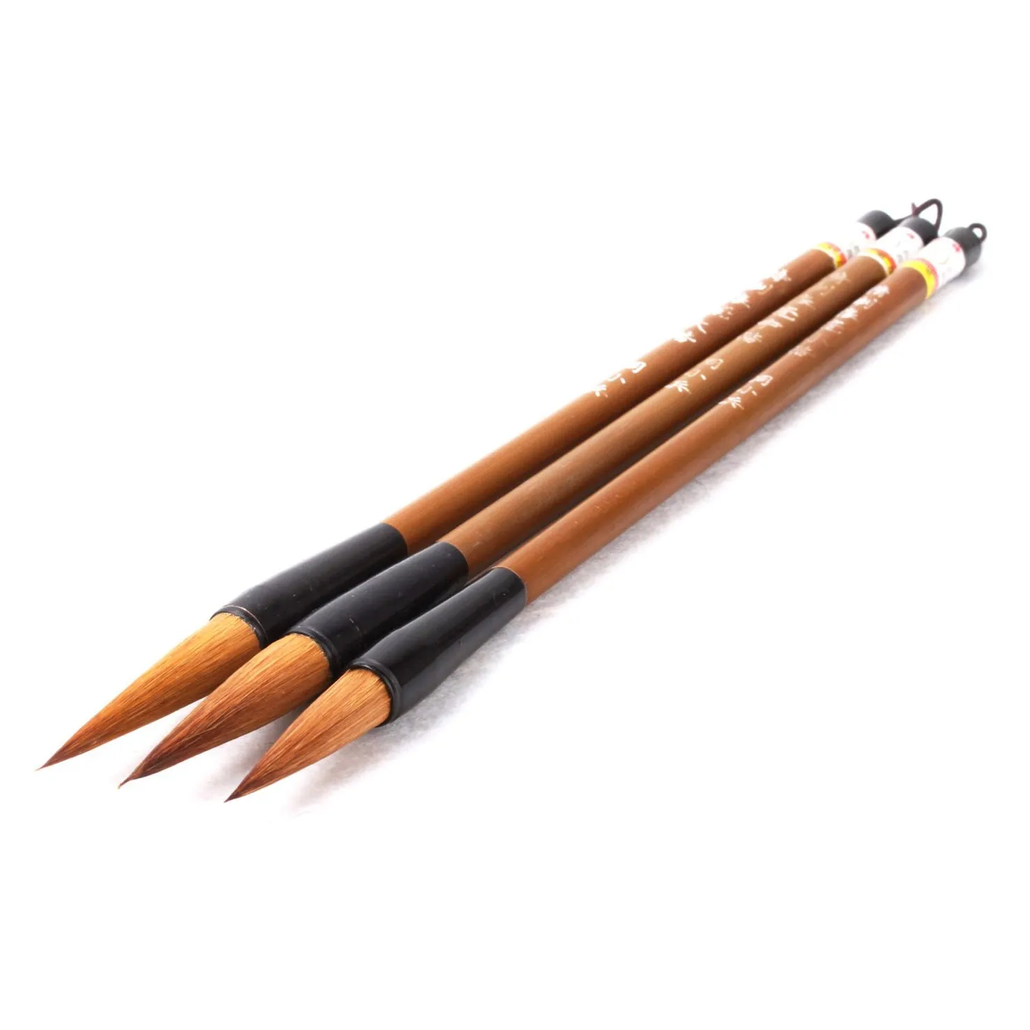 BASIC ELEMENT - Weasel Hair Sumi-e Calligraphy Hard Tip Brush Set