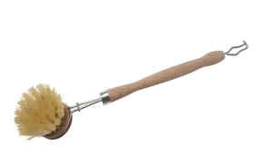 Beechwood Traditional Dish Brush with Plant Fibre Bristles