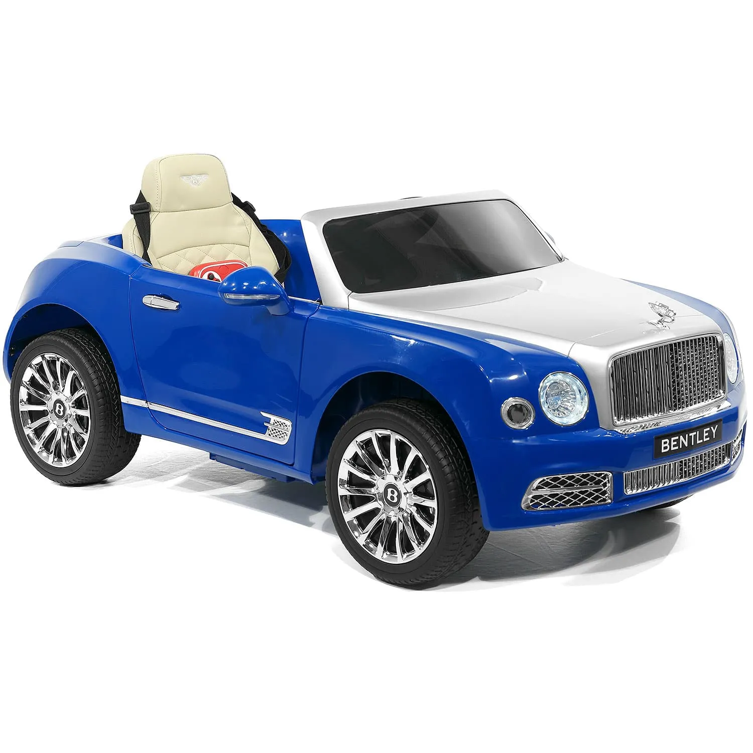 Bentley Mulsanne 12v Kids Ride On Car With Parental Remote Control | Blue