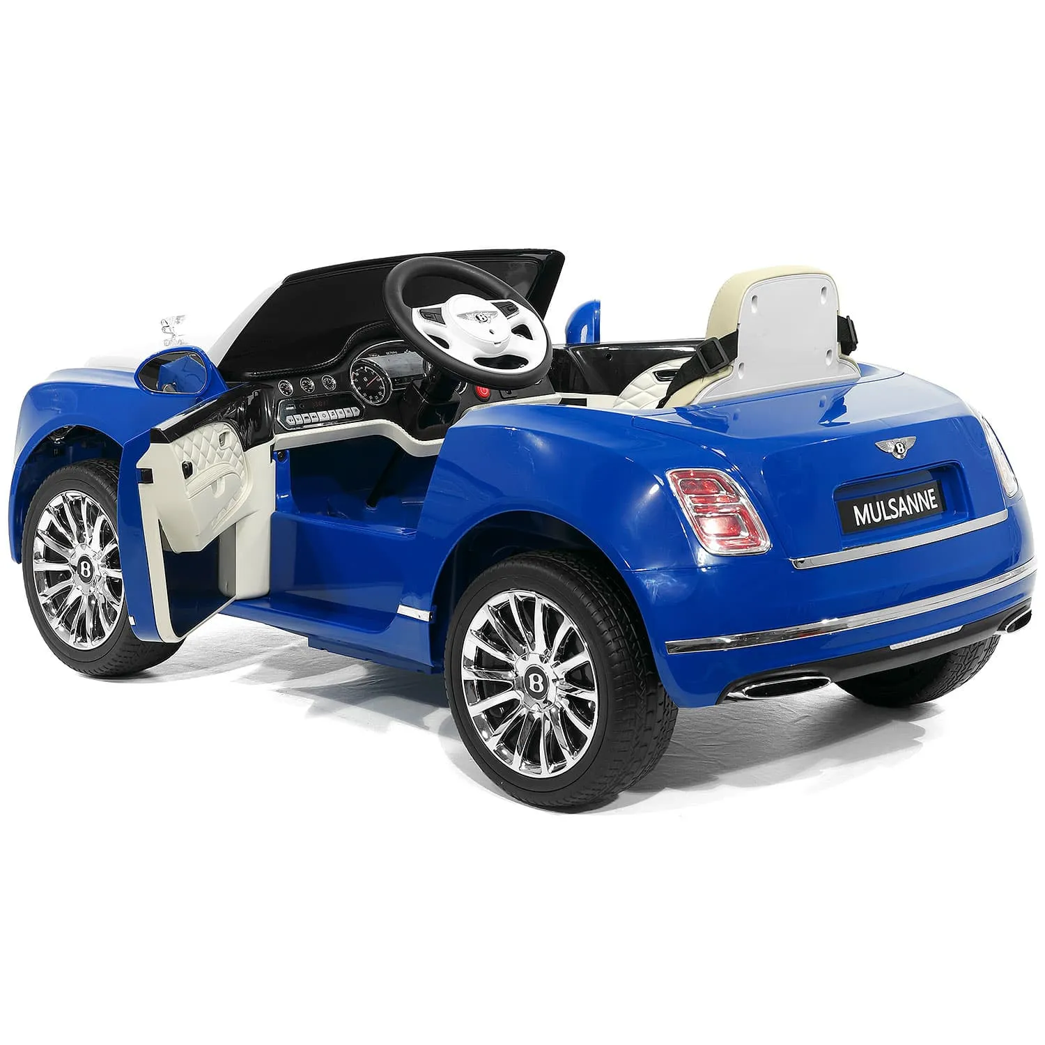 Bentley Mulsanne 12v Kids Ride On Car With Parental Remote Control | Blue