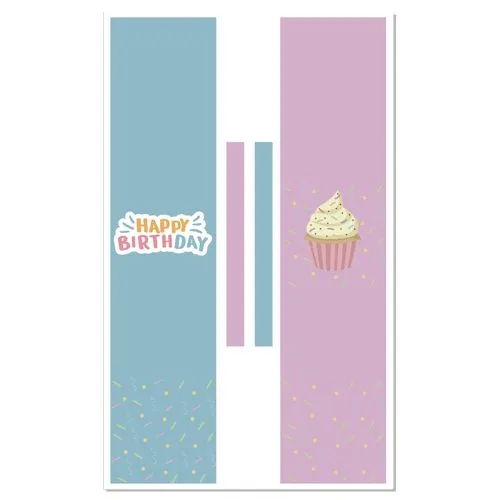 Birthday Bow Sublimation Ready To Press Transfer