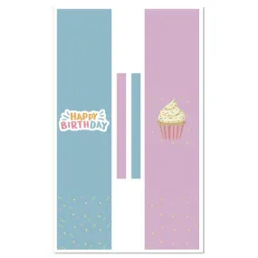 Birthday Bow Sublimation Ready To Press Transfer