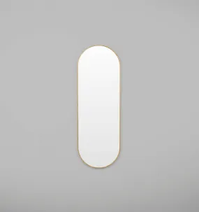 BJORN OVAL LARGE MIRROR BRASS