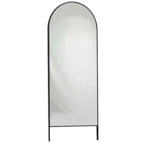 Black Arch Floor Mirror