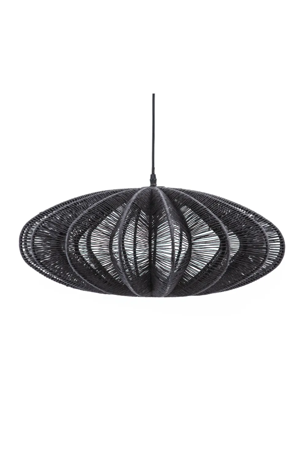 Black Weaved Rope Pendant | By-Boo Nimbus