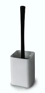 Blue Canyon Toilet Brush & Holder, White, 10 X 10 X 38 Cm