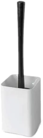 Blue Canyon Toilet Brush & Holder, White, 10 X 10 X 38 Cm