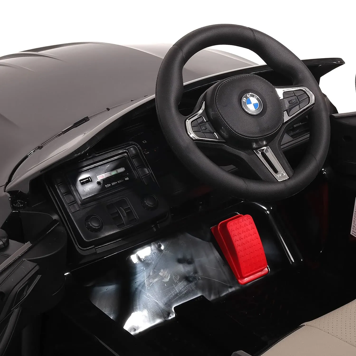 BMW M4 12V Kids Ride-On Car with R/C Parental Remote | Black
