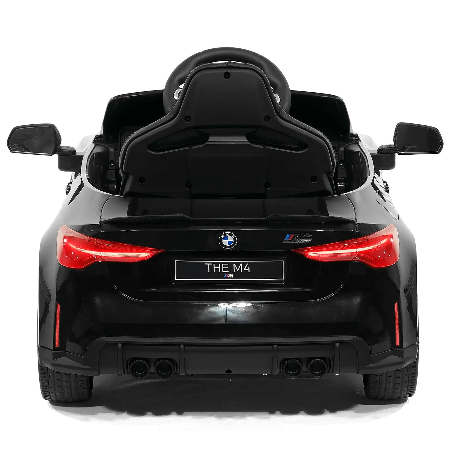 BMW M4 12V Kids Ride-On Car with R/C Parental Remote | Black