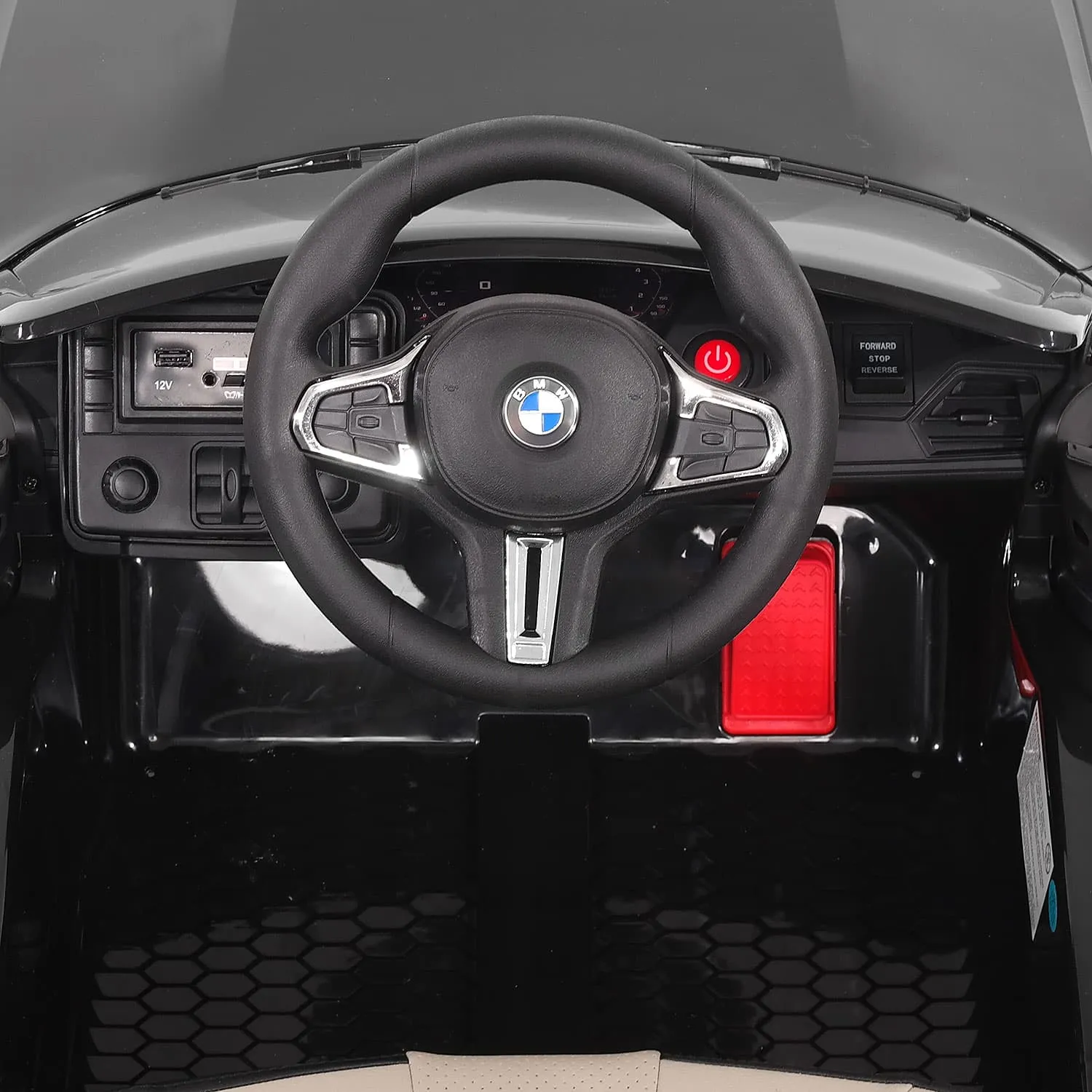 BMW M4 12V Kids Ride-On Car with R/C Parental Remote | Black