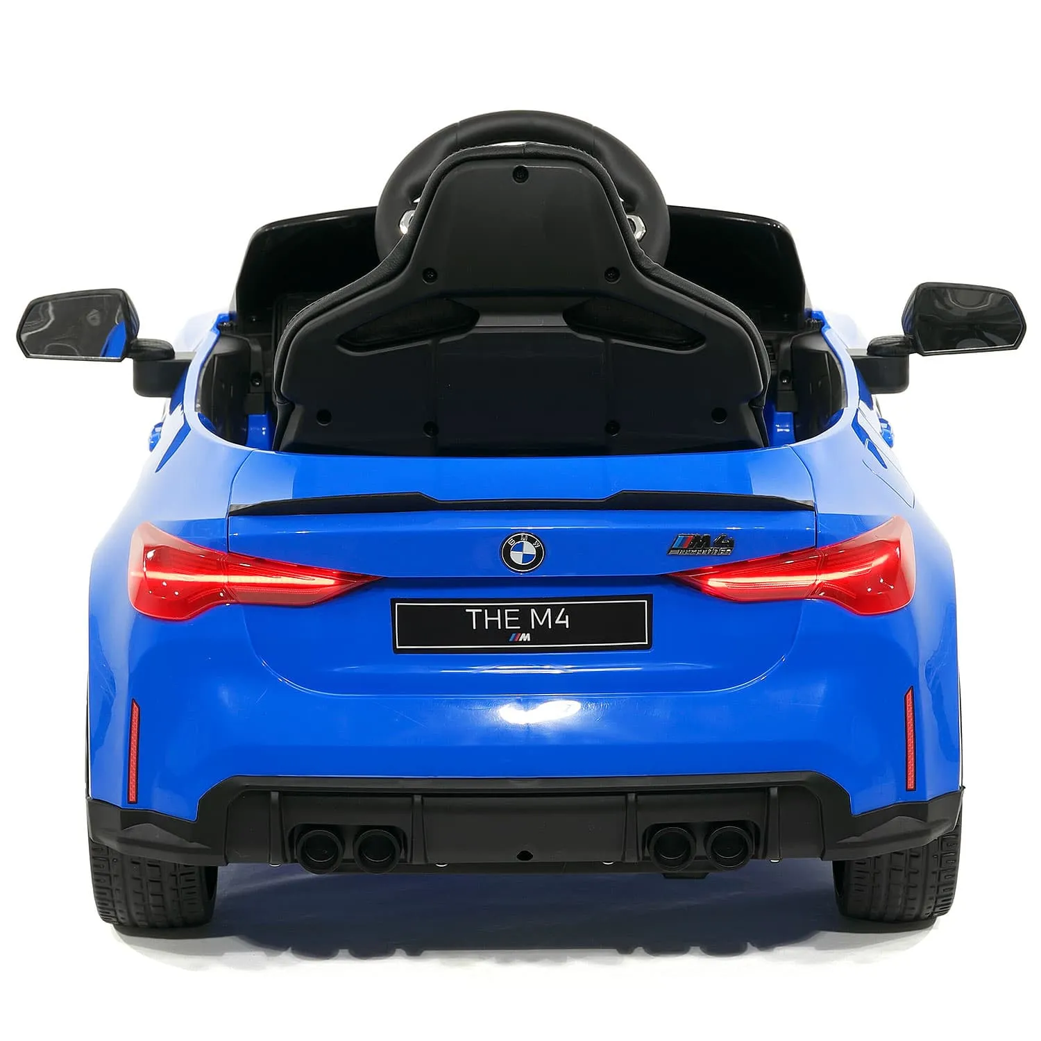 BMW M4 12V Kids Ride-On Car with R/C Parental Remote | Blue