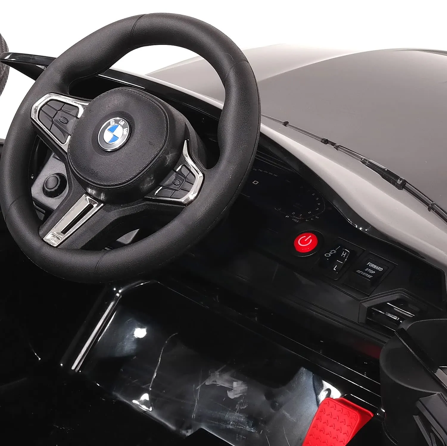 BMW M4 12V Kids Ride-On Car with R/C Parental Remote | Blue