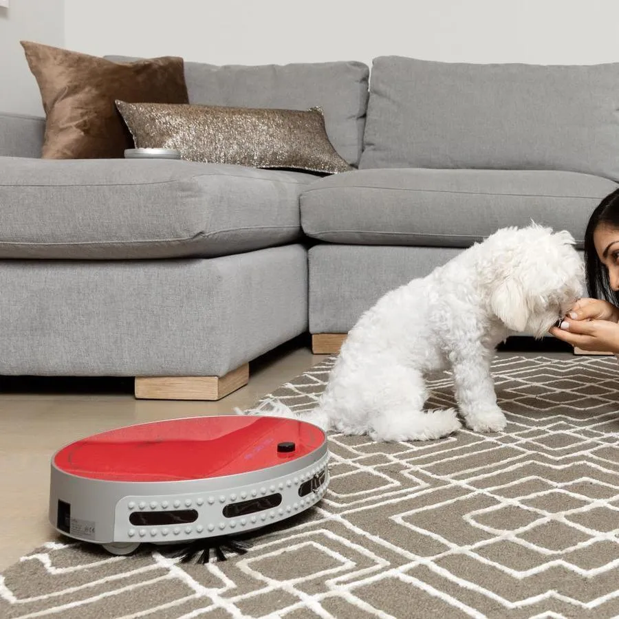 bObsweep bObi Pet Red Auto Charging Robotic Vacuum