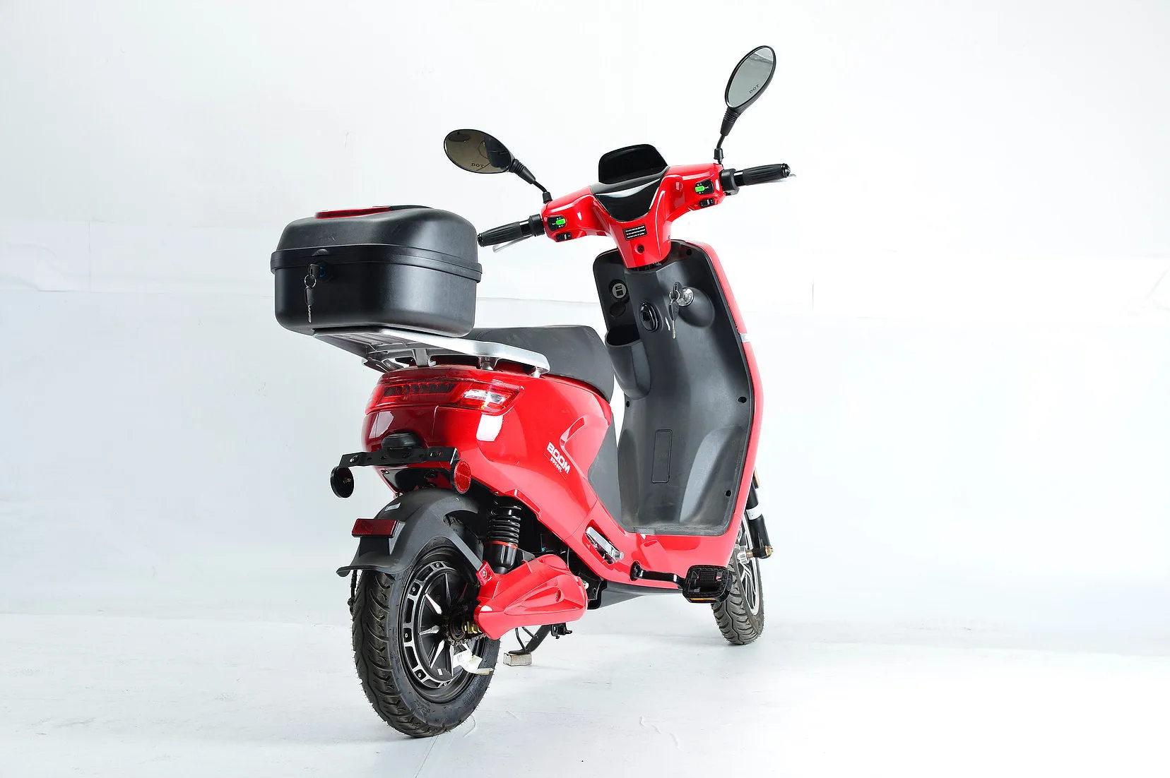 Boom Cirkit LED Electric Moped Scooter 500W 48V