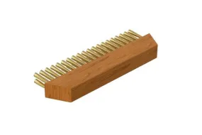 Brass Bristled Brush Replacement Heads (2 pk.)